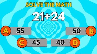 🧮 Can You Solve These Math Problems? | Mixed Math Quiz Challenge 💡