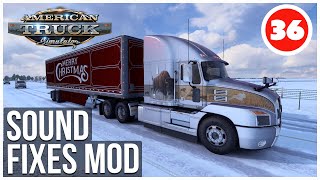 ATS | How to Install Sound Fixes Mod | American Truck Simulator Career | Episode 36 - Winter Sounds