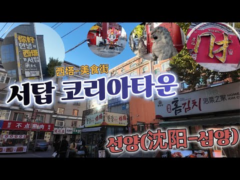 한글 간판 가득한 서탑거리/한식도 많고 북한 음식점들도 보이고/선양(沈阳-심양)여행/# 154