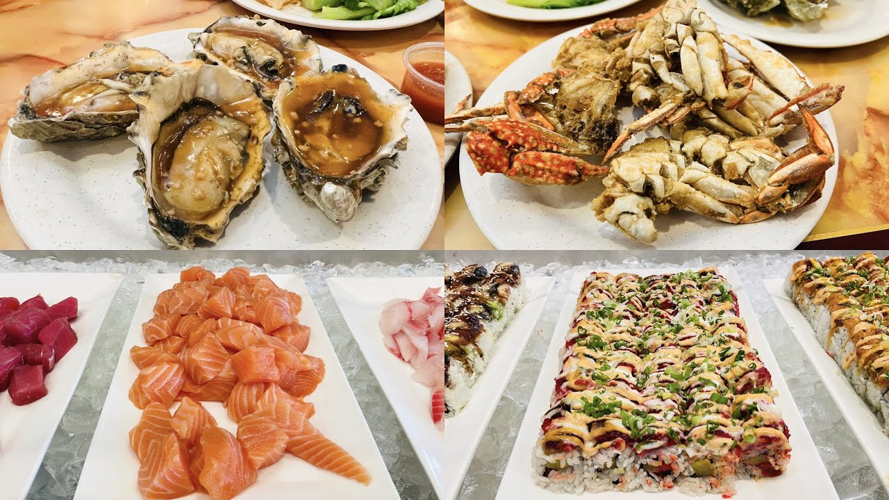 ALL YOU CAN EAT CRAB OYSTER SEAFOOD & SUSHI BUFFET IN THE BAY AREA