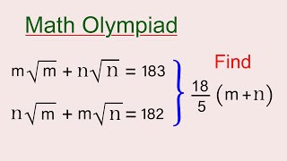 Math Olympiad | A Nice Radical Problem | VIJAY Maths