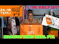 MASSIVE TEMU HAUL 2023|Temu Haul|Is Temu Makeup Safe?|TEMU Makeup Is It Worth It?!|Tasha St James