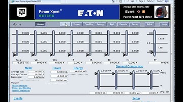 Eaton Xpert Meter 2000 PMX 2000 - How To Setting Up Webpage Access