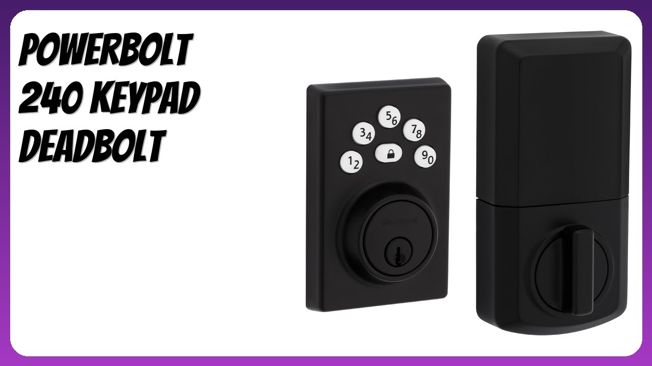 REVIEW (2026): Powerbolt 240 Keypad Deadbolt. Features