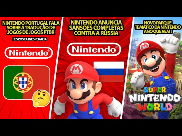 TODOS OS JOGOS DA NINTENDO EM PORTUGUÊS NO NINTENDO SWITCH 