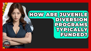 How Are Juvenile Diversion Programs Typically Funded? - Jail & Prison Insider