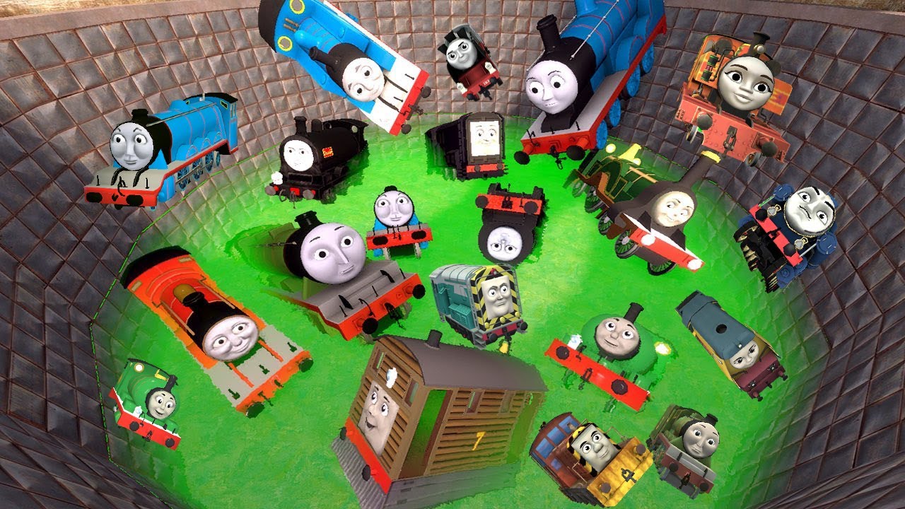 Destroy All Thomas The Train Family in Garry's Mod