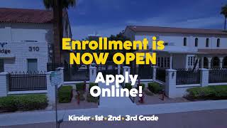 Enrollment is now open for Kindergarten, 1st, 2nd, and 3rd grade.