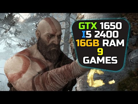 GTX 1650 + I5 2400 u0026 16gb Ram - Test In 9 Games