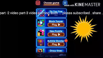 TIC TAC TOE GLOW part-2 video... By Teach by gaming ....
