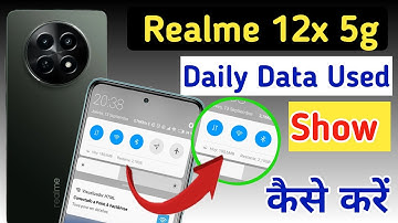 Realme 12x 5g Enable daily data Used | Realme 12x 5g Enable Data Usage Notification Bar