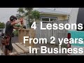 4 Lessons from 2 Years in Business