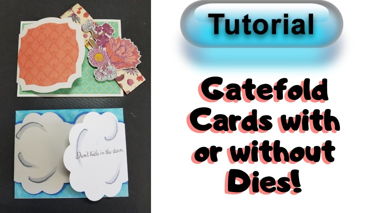 DIY Gatefold Card Designs / STEP BY STEP TUTORIAL