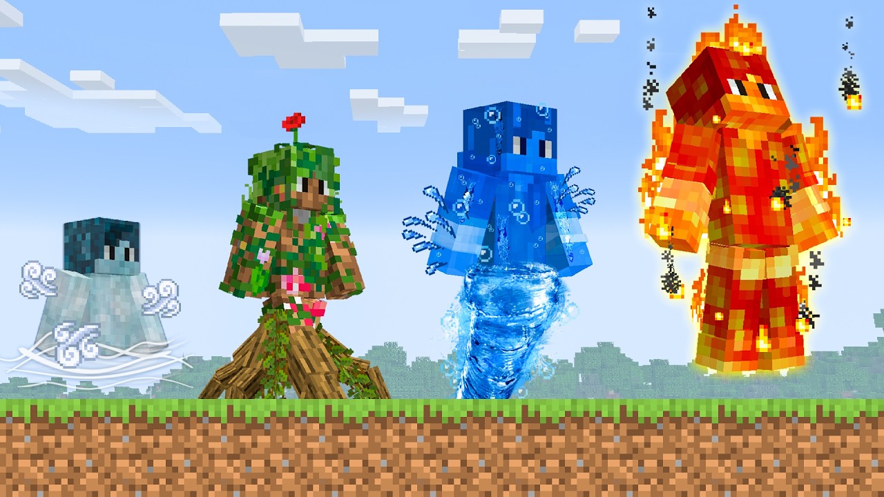 Майнкрафт, но я становлюсь элементалем
