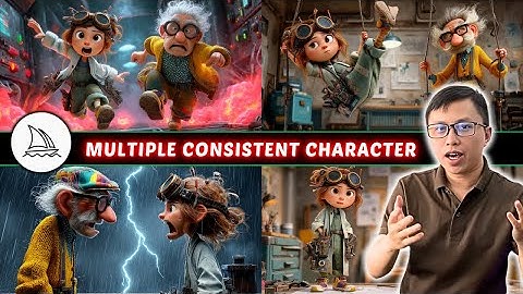 Midjourney TUTORIAL: Perfecte consistentie van meerdere tekens OPGELOST! (De methode waar niemand...