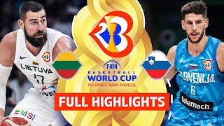 Lithuania 🇱🇹 vs Slovenia 🇸🇮 | Full Game Highlights