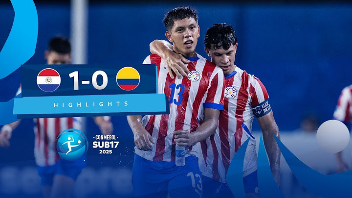 PARAGUAY vs  COLOMBIA 1 0   RESUMEN   CONMEBOL SUB17   FASE DE GRUPOS