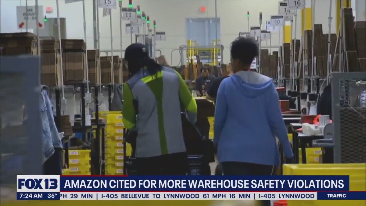 Amazon cited for more warehouse safety violations FOX 13 Seattle