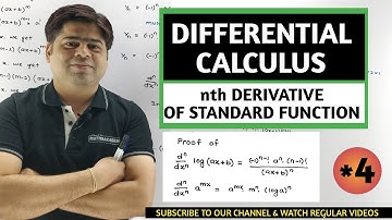 DIFFERENTIAL CALCULUS |SUCCESSIVE DIFFERENTIATION | HINDI - nth DERIVATIVE OF LOGARITHMIC FUNCTION