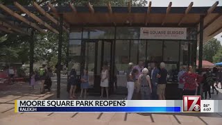 Raleigh's Moore Square park reopens after renovations