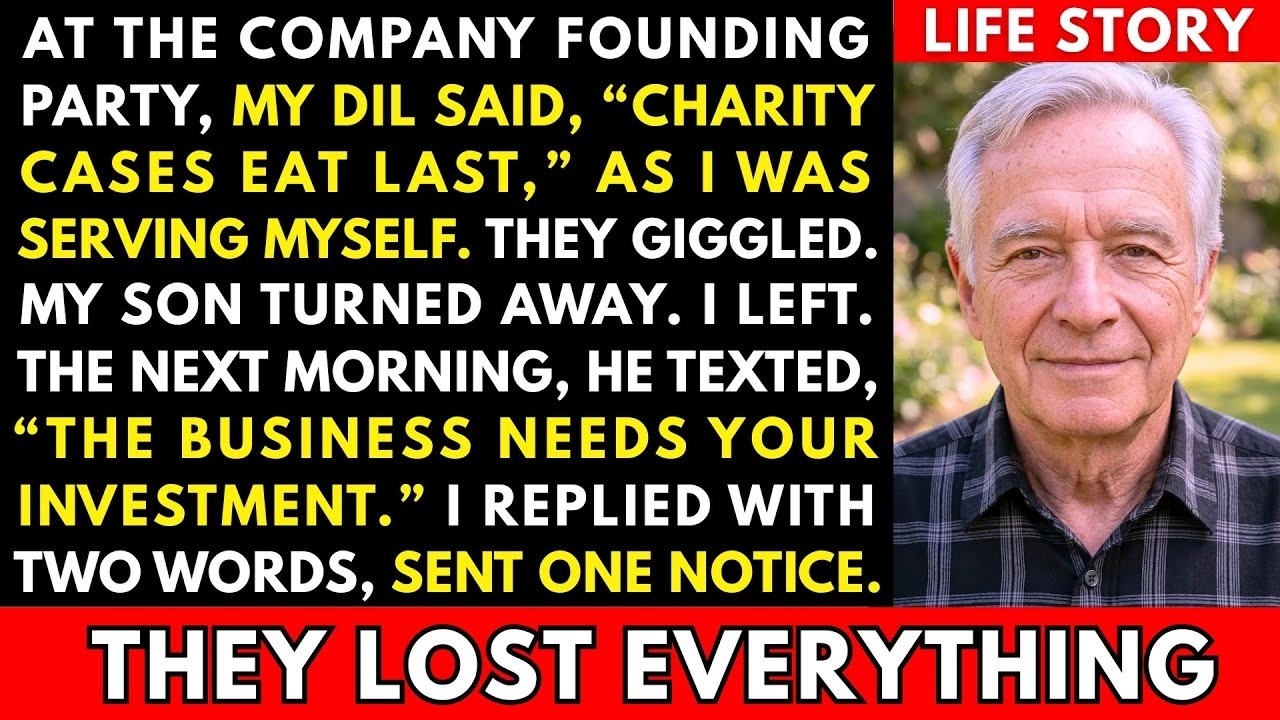 At The Company Party, My Daughter In Law Said, “Ch