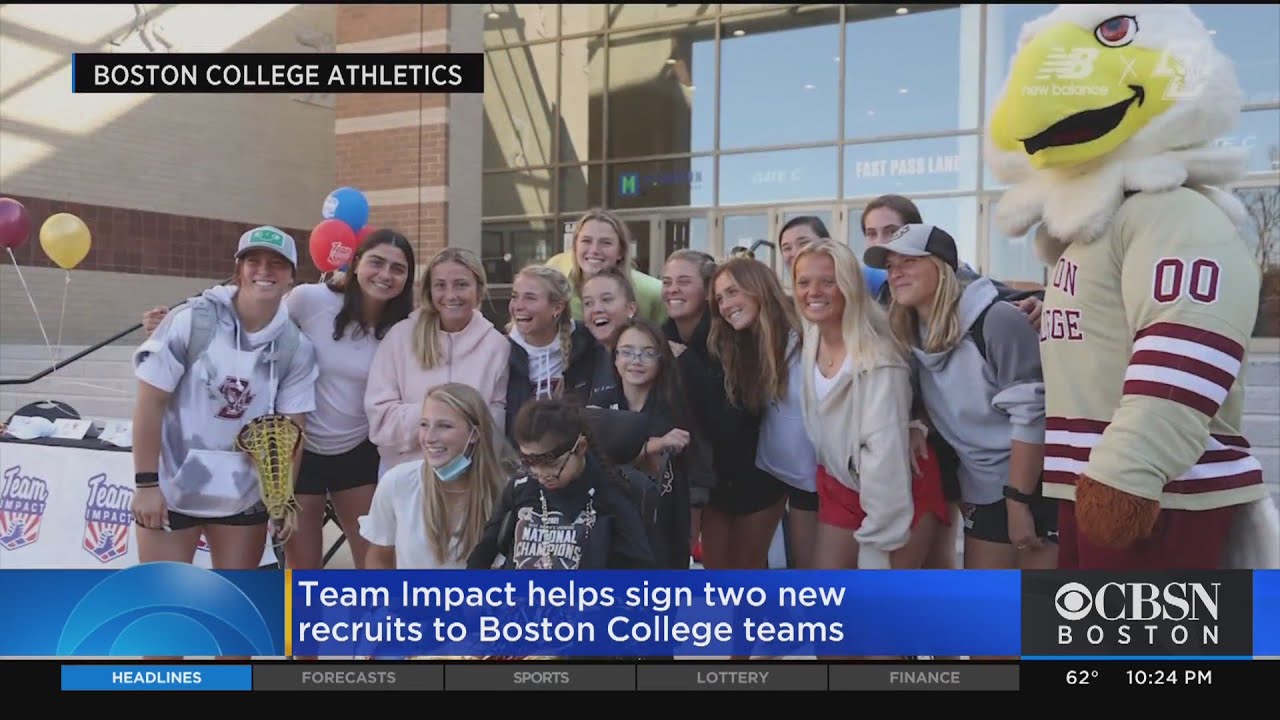 Team Impact Helps Sign 2 New Recruits To Boston College Lacrosse Team