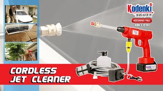 ALAT MESIN STEAM SETEAM SETIM TANPA KABEL HIGH PRESSURE JET CLEANER WASHER CORDLESS CUCI STEAM SETIM AC MOBIL MOTOR KEBUN TAMAN GARASI PORTABLE 21V