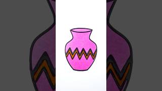 Vase ๐บ coloring pages #art #shorts #coloring #happy