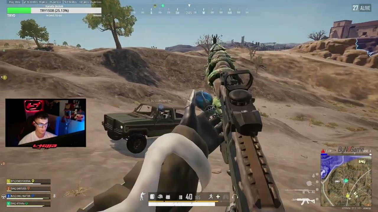 MİRAMAR'DA TOZU DUMANA KATTIM 15 KİLL | #shilla #pubg