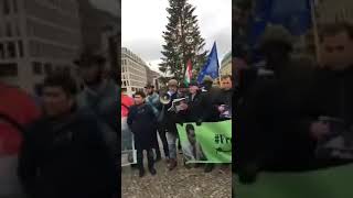 митинг в Германия таджики в Берлин возле немецких   парламент  10.12.2018  Sukhrob Bobiev