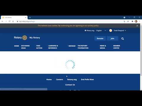 How to register and sign in to My Rotary website