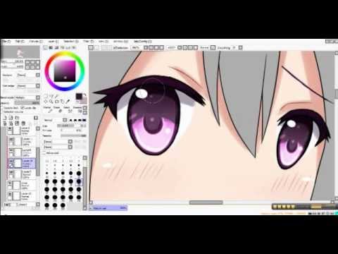 How to Shade Anime Eyes - YouTube