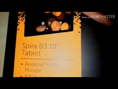 UNBOXING BUSH  SPIRA B3 10" TABLET