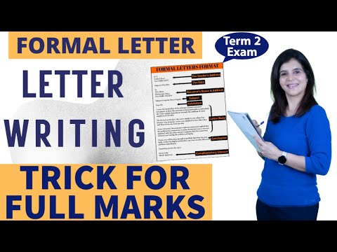 How To Write Formal Letter In English | Letter Writing Trick In English Cbse 10 | Chetchat