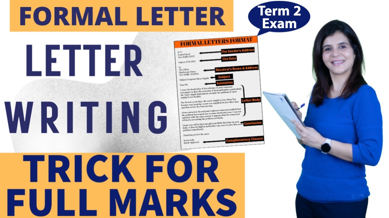 How To Write Formal Letter In English | Letter Writing Trick In English ...