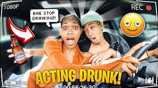 ACTING DRUNK WHILE DRIVING *Hilarious*