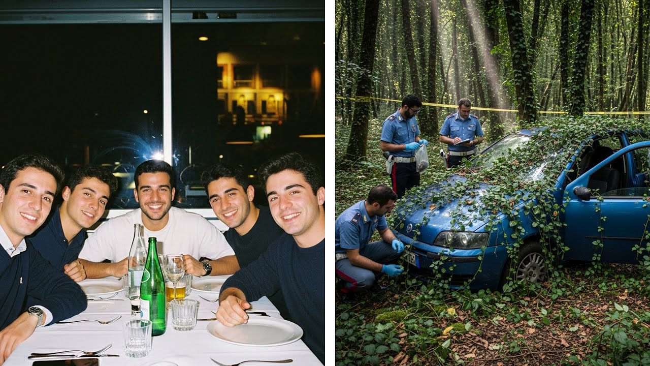 Cinque amici scompaiono a Bergamo nel 2004 — Otto anni dopo la polizia trova l’auto nel bosco