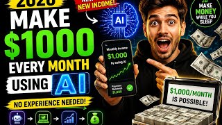 How I Made $1,000/Month with AI in 2026 (Beginner Friendly) | #ai #earnmoney #chatgpt 