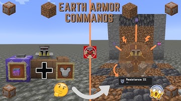 Command Block Tutorial #265: Earth Armor Commands in Minecraft (1.21.4+)