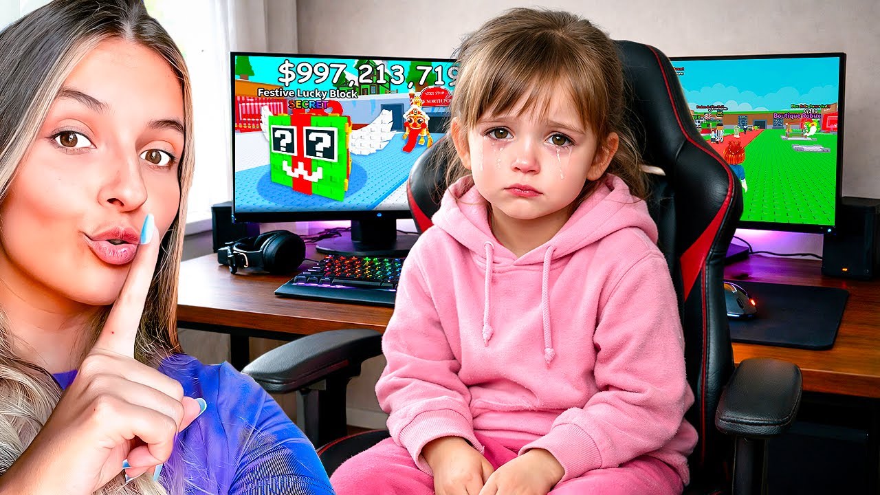 JE ME FAIS passer pour une PETITE FILLE de 6 ANS sur STEAL A BRAINROT...