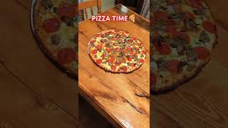 On my last night in Muskegon, Michigan. We had to get a Mr. Scrib's #Pizza #foodreview #OneBite
