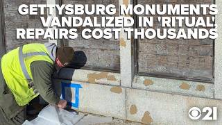 Gettysburg National Park Rangers speak about suspected 'ritualistic' attack on monuments