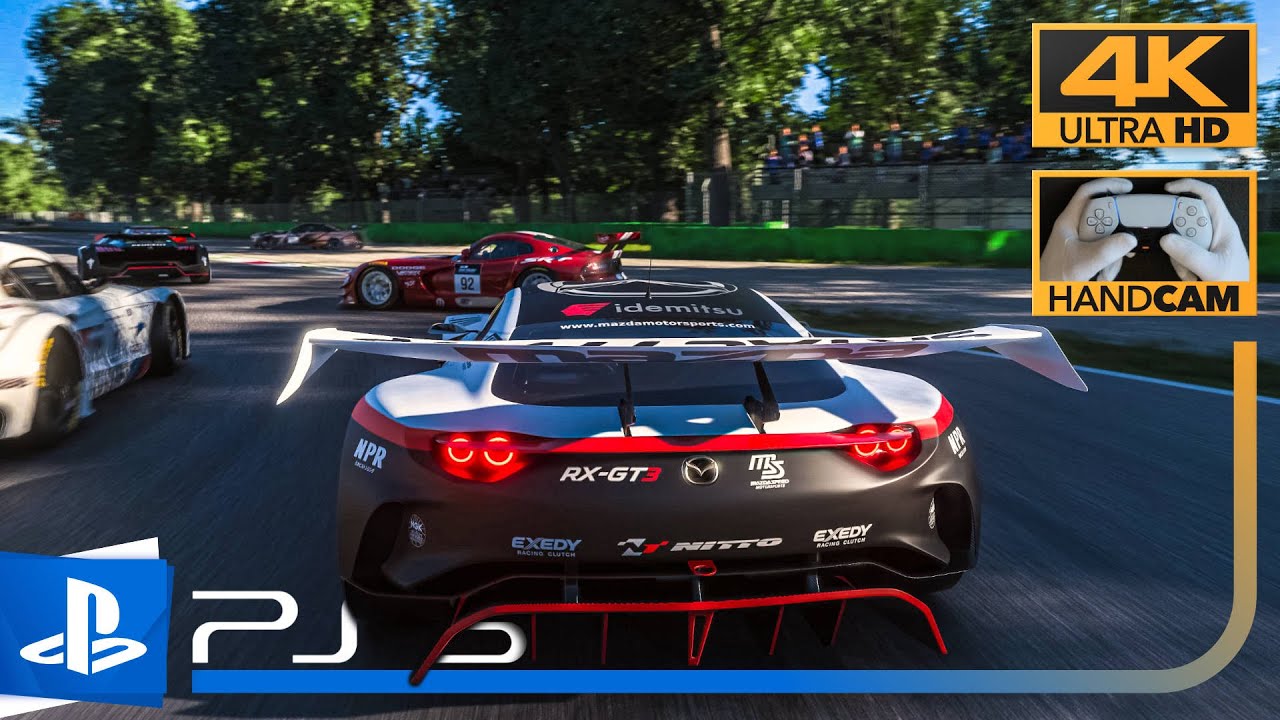 PS5 Gameplay ❯ Hand Cam Controller with Gran Turismo 7 | Monza ❯ 4K 60fps HDR ✔︎ Ray Tracing