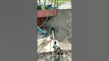 Barge Unloading / Sand is Being Unloaded from Barge with Powerful Pipe Machine’s Part- 229