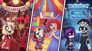 🕒 3 HOURS of ASMR Roleplay: Hazbin Hotel, Digital Circus & Murder Drones