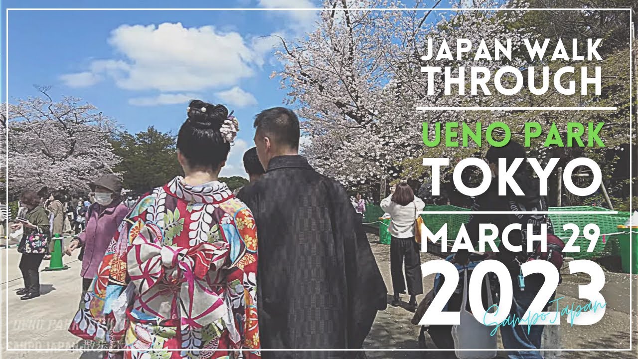 [4K/60p] Ueno "Sakura" Park Walk, Tokyo (March 28, 2023) | JAPAN WALK THROUGH