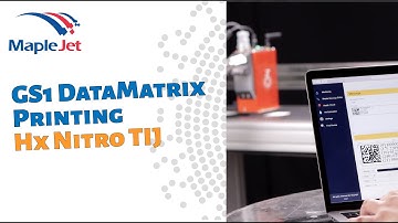 Hx Nitro TIJ Printing GS1 Data Matrix