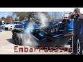 My BRAND new slingshot overheats at Cars and Coffee (POV drive)