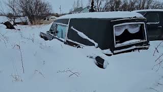 Junkyard Walk! Snowshoe Edition