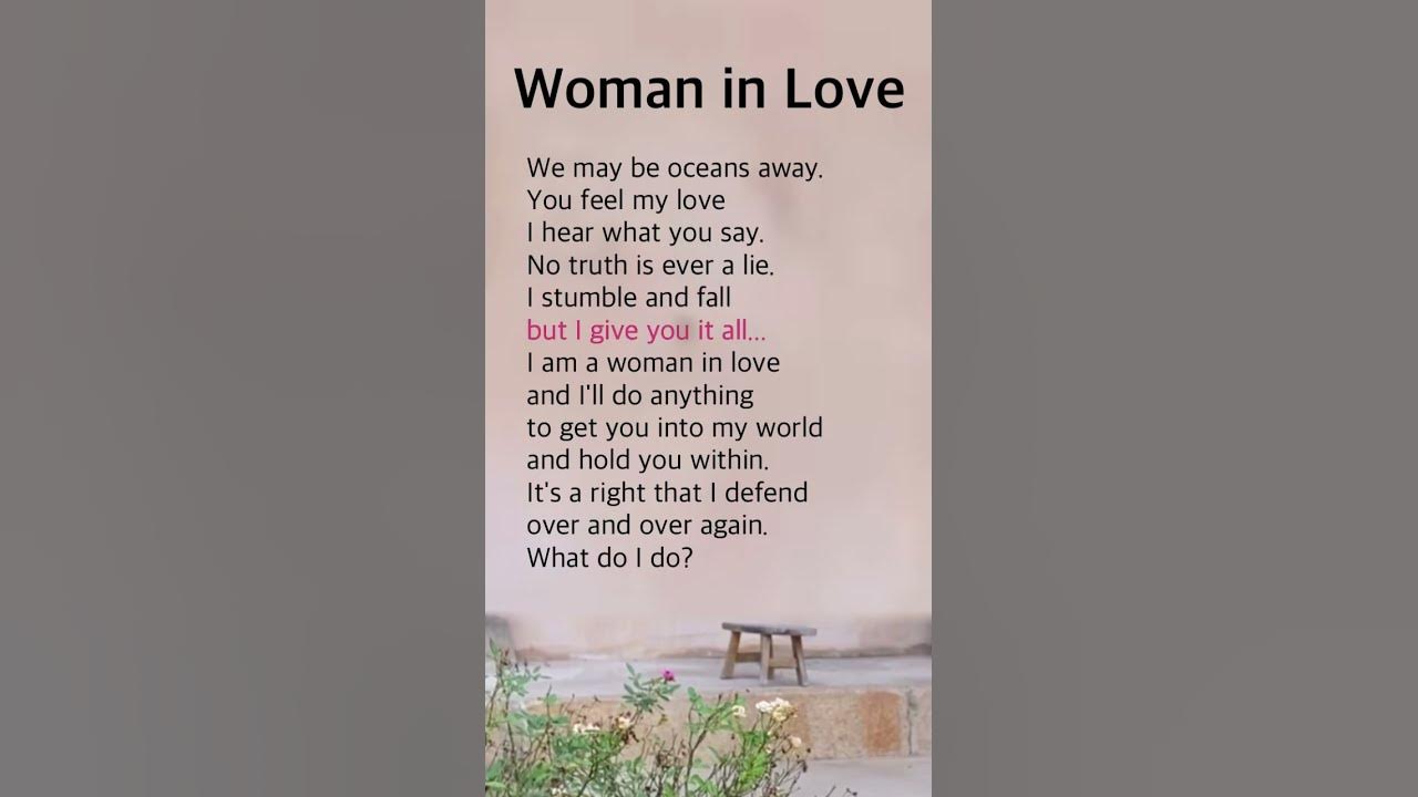 Woman in Love | Dana Winner